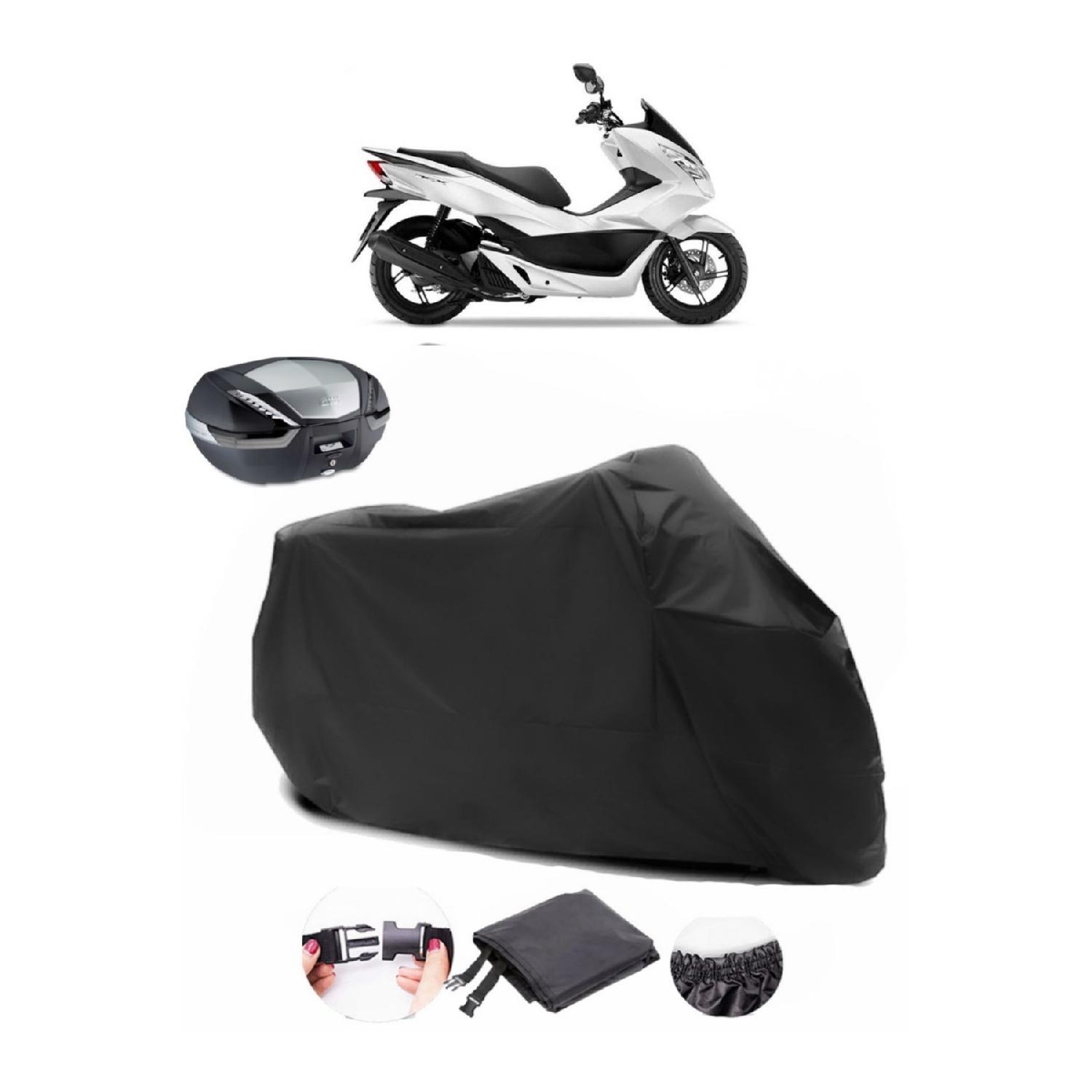 

Honda Pcx 150 Rear Bag Compatible Black Motorcycle Tarpaulin Waterproof Durable Fabric