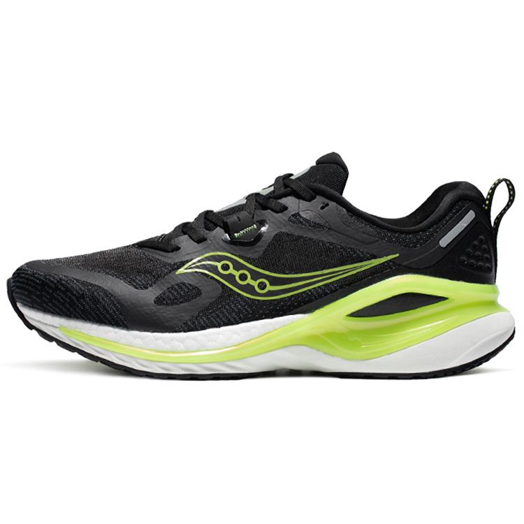 

Saucony Phoenix Inferno 1 Mesh, Textile Non slip Lightweight Low top Running Shoes Men s Black Green S28150-3 42