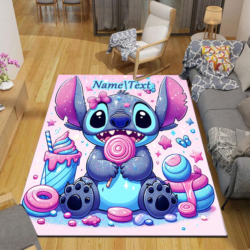 Custom 1Pc Stitch Flower Garden Rug Office Carpet Indoor Outdoor Entrance Doormat Nonslip Soft And Comfortable Living Room D916288