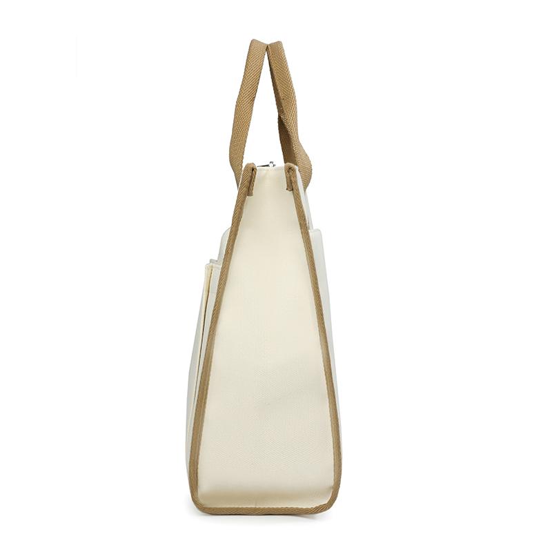 Canvas Bag Women's Large Capacity Multi-Pocket Tote Bag