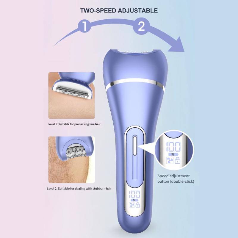 Electric Hair Removal Device Women Hair Removal Machine Rechargeable Portable Trimmer for Comfortable Use Enduring