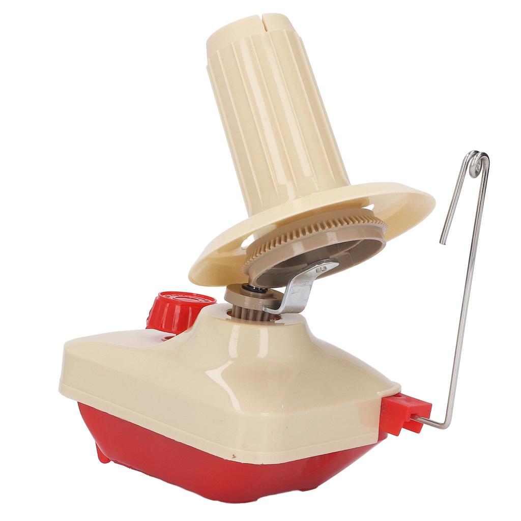 Yarn Winder with Yarn Scissors 2 Plastic Needle Adjustable Desk Clip Low Noise Easy Installation