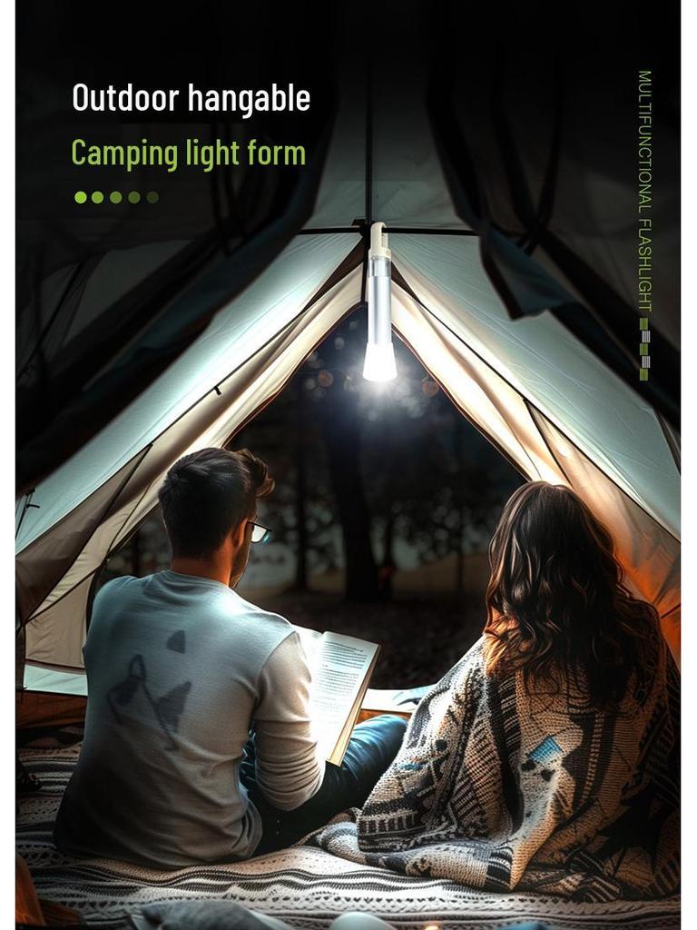 High-Brightness LED Flashlight for Camping and Tent Atmosphere Lighting