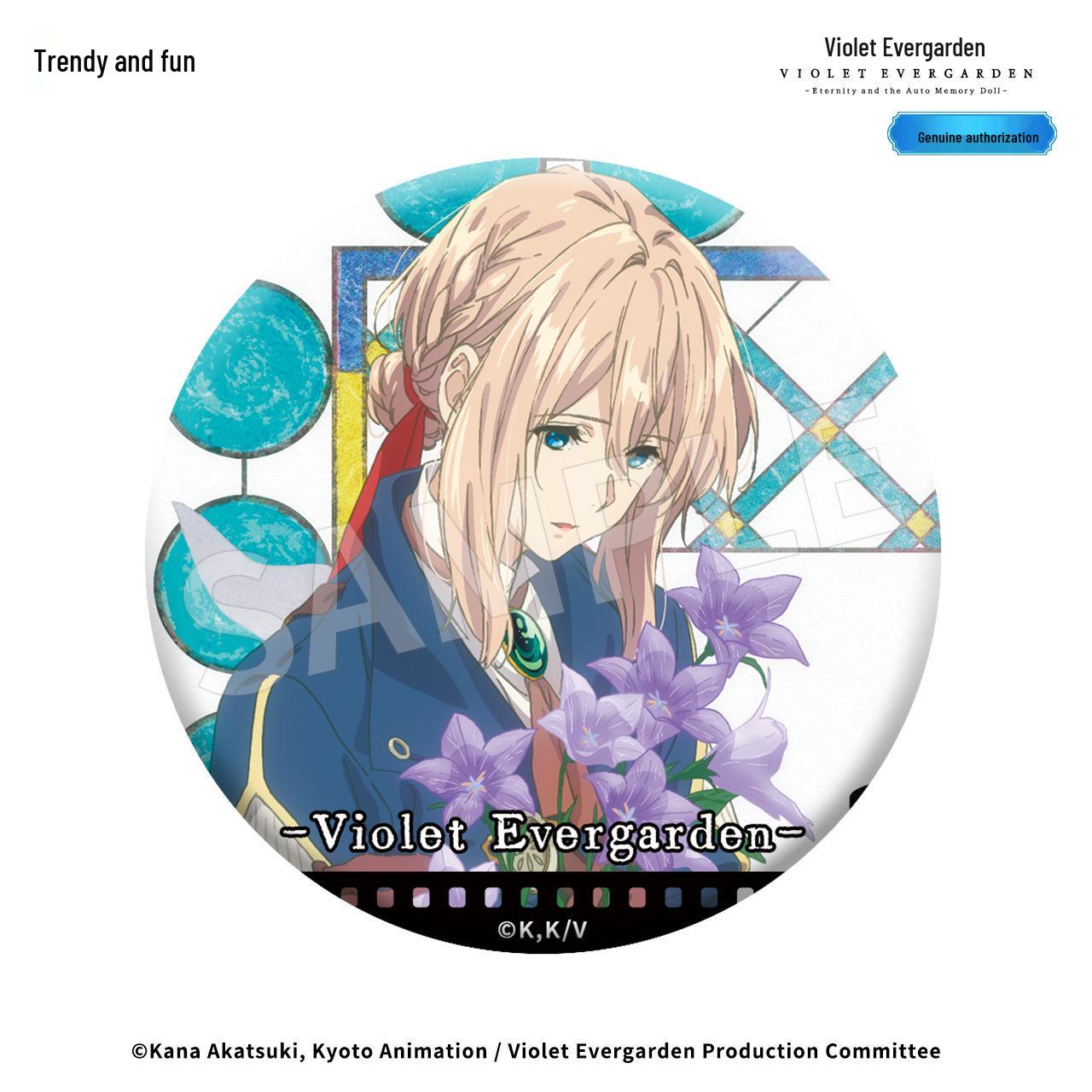 

ChaokeWan Genuine Violet Evergarden Side Story Series Double Flash Refrigerator Magnet Clear Model Available Approx. 75mm