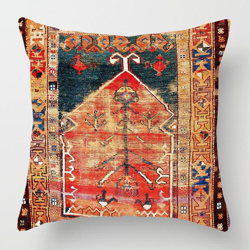 Exotic Pattern Garden Cushion Cover Pillow Case For Indoor Home Decor And Sofa Enhancement