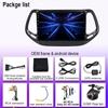 Android 14 Car Radio Carplay For Jeep Compass 2017 2018 2019 Auto Multimedia Video Player GPS Navigation Stereo Head Unit 2DIN
