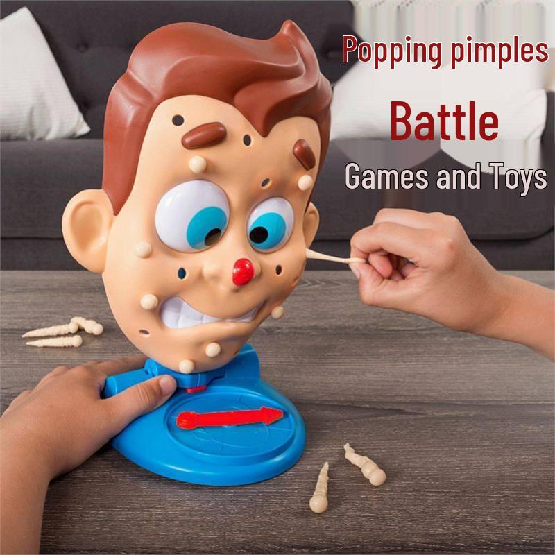 Funny Squeeze Pimple Toy - Interactive Water-Spraying Party Game for Kids