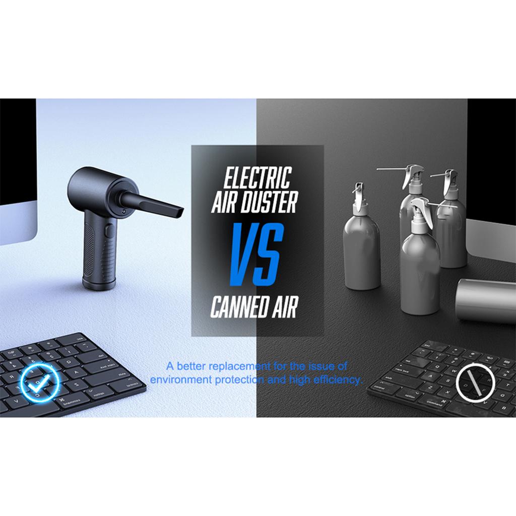 Dust Blower for PC Electric Duster Camera Dust Blower Portable Powerful Rechargeable Dust Blower Multifunctional