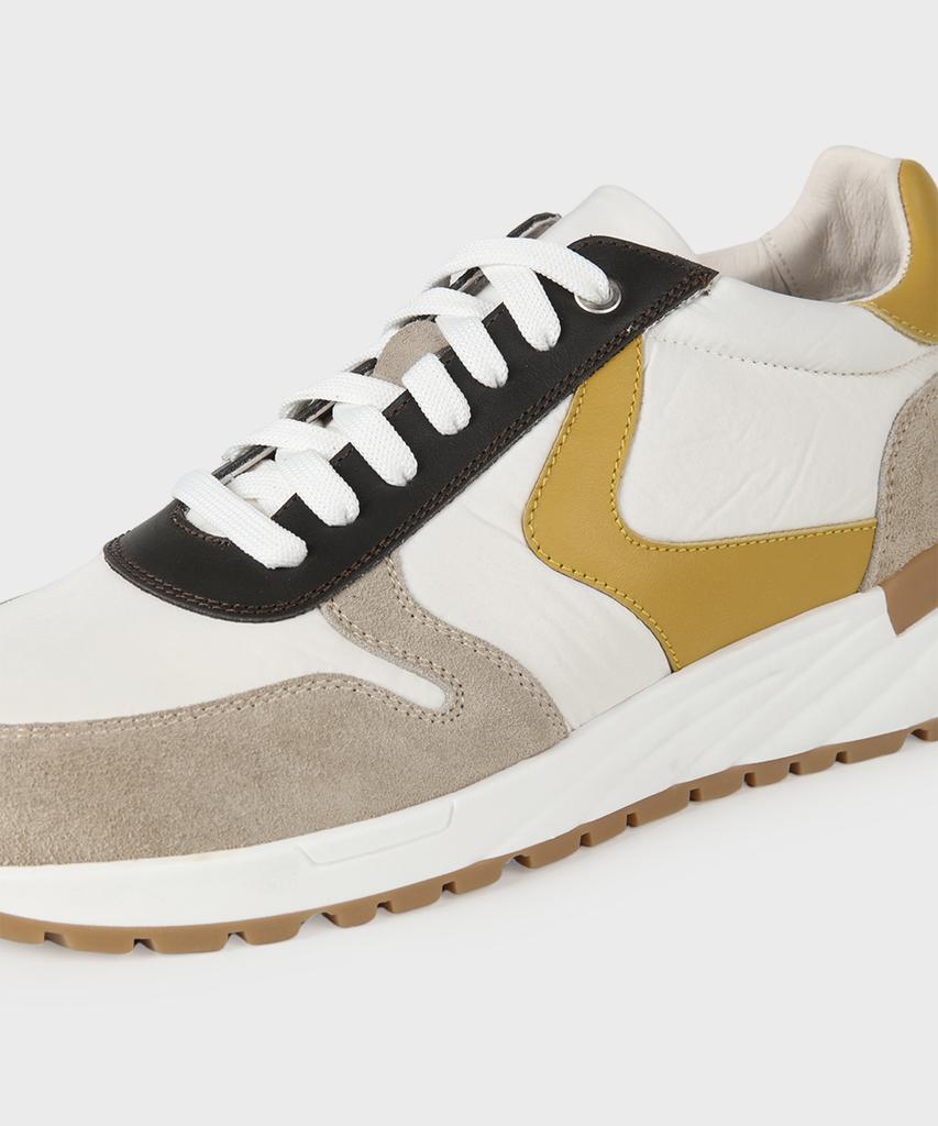Panicale White Napa Leather Sneakers