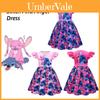 Chegada Nova Vestido Bebê Menina Estrela Vestido Evasê Com Mangas Volantes