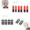 Anime Acrylic Pendant Dangle Earrings Cosplay Props for Women Men Jewelry Accessories