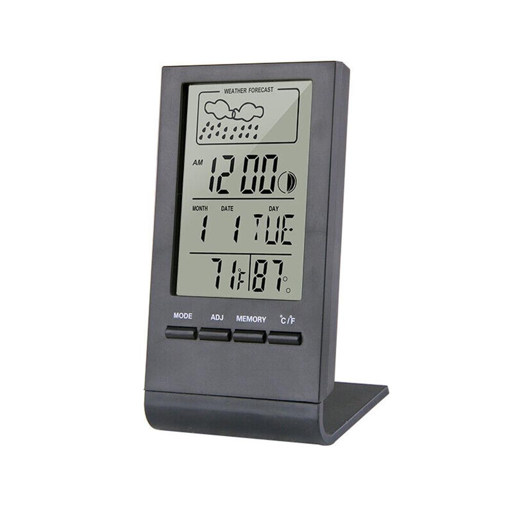 Practical Thermometer Hygrometer Digital Diplay Humidity Meter Indoor Room LCD Temperature For Measures Temperature чёрный