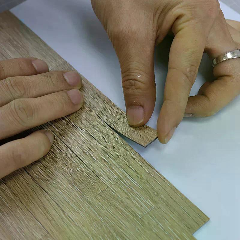 10PCS Mini Floor Boards Dollhouse Floor Tiles Miniature Wooden Flooring For 1:12 Doll House Furniture Wall Floor Decor