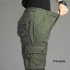 Spring and Autumn Men's Multi-Pocket Casual Pure Cotton Loose Straight-Leg Trousers