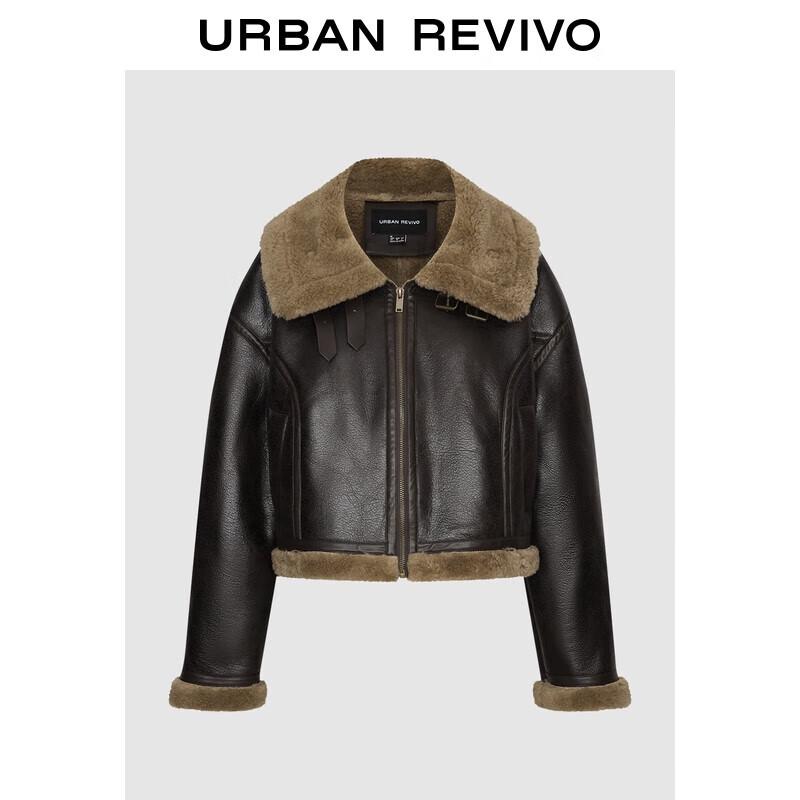 

UR Women s Amber Flow Retro Fur Collar Winter Coat L