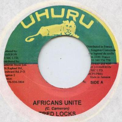 7inch Record FRED LOCKS - Africans Unite Uhuru 1979 Jamaica Reggae, Ska & Dub