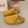Women's Bag Head Half Slippers Women's Summer Wear New Soft Retro One-pedal Lazy Thick-bottomed Cool Slippers