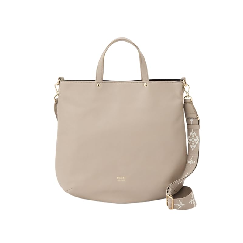 

[Rashit] WEB limited Soft leather 2way tote bag RUZ1051121A0006 Free Greige