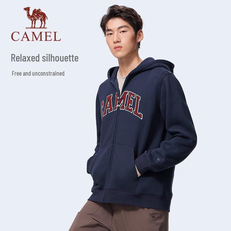 CAMEL Unisex Fleece-Lined American Style Hoodie