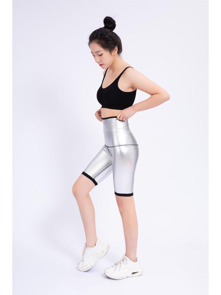 Set Pantaloni Sport de Modelare pentru Femei 9 Minute - Control Abdomen, Croială Strânsă, Design cu Nasturi