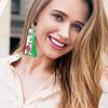 Earrings Sets with Tassels Earring Hooks Pliers for DIY Craft Jewelry Making