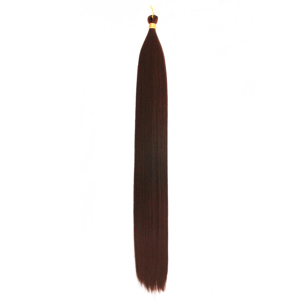 Long Straight Bulk Hair Synthetic 22 Inch Bone Straight Braiding Hair Crochet Braids for Black Woman