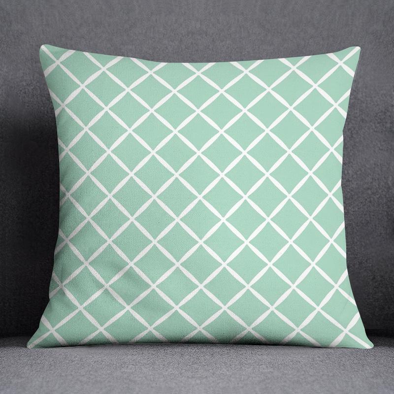 Fresh Mint Green Pillow Gift Home Office Decoration  Bedroom Sofa Car Cushion Cover Case