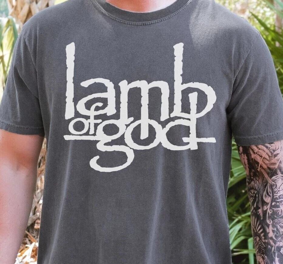 

Lamb of God T-Shirt Groove Metal Rock Band Vintage Black Comfort Colors 1717 Tee S