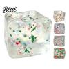 Ice Cube Squeeze Toy Christmas Toy Confetti Filled Stress Relief Soft Toys Slow Rebound Clear for Anxiety Reduction Calming Sensory