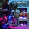 Car Motorcycle Decorative Light 12V RGB LED Ambient Light Kit with APP Music Control Flexible Waterproof Neon Light Strip