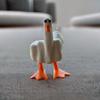 Funny Middle Finger Duck Decoration Resin Craft Desktop Cute Little Duck Figurine Sculpture Statue Ornament Home Office Decor Housewarming Gift