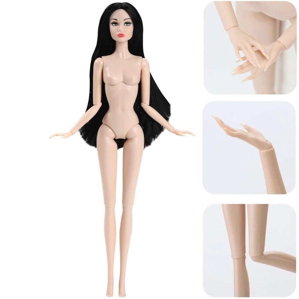 Joints Movable Supermodel Nude Doll 1/6 BJD Figure Body DIY Dress Up Toy  Dress Up Play