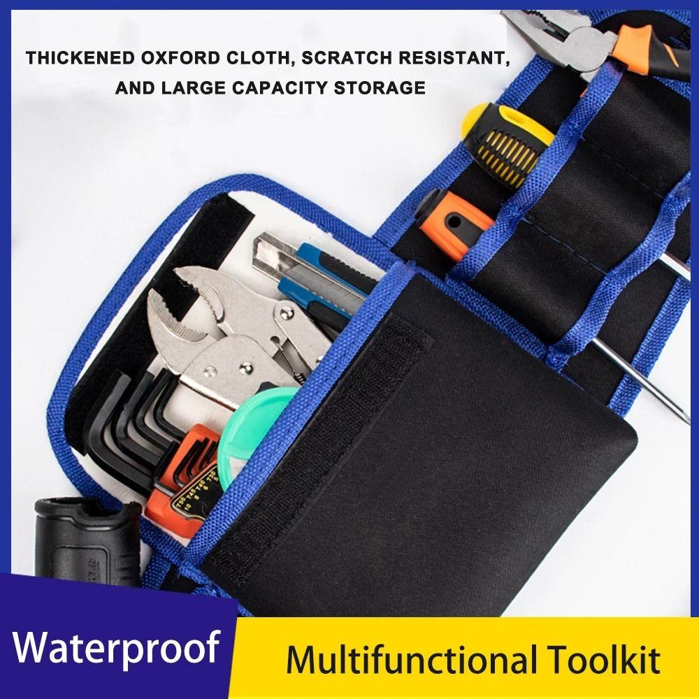 Wear-resistant Tool Belt Multilayer Storage Electrician Tool Bag Durable Tool Waist Bag Hardware
