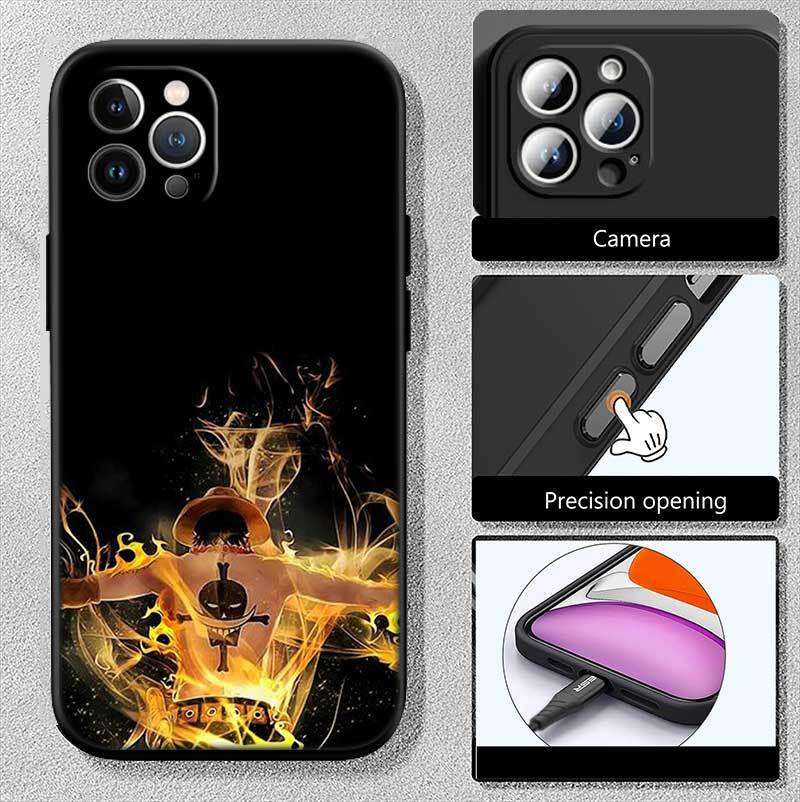 One Piece ACE Phone Case for Samsung S20 S21 S21S S22 S23 S24 FE Ultra Plus Lite F06 F16 M06 M16 M56 A07 A17 A36 A37 A55 A57