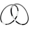 2 Pcs 51137300631 51137300632 MINI COOPER Left & Right Headlight Trim Chrome Surround Ring 2014-2021 F55 F56 F57