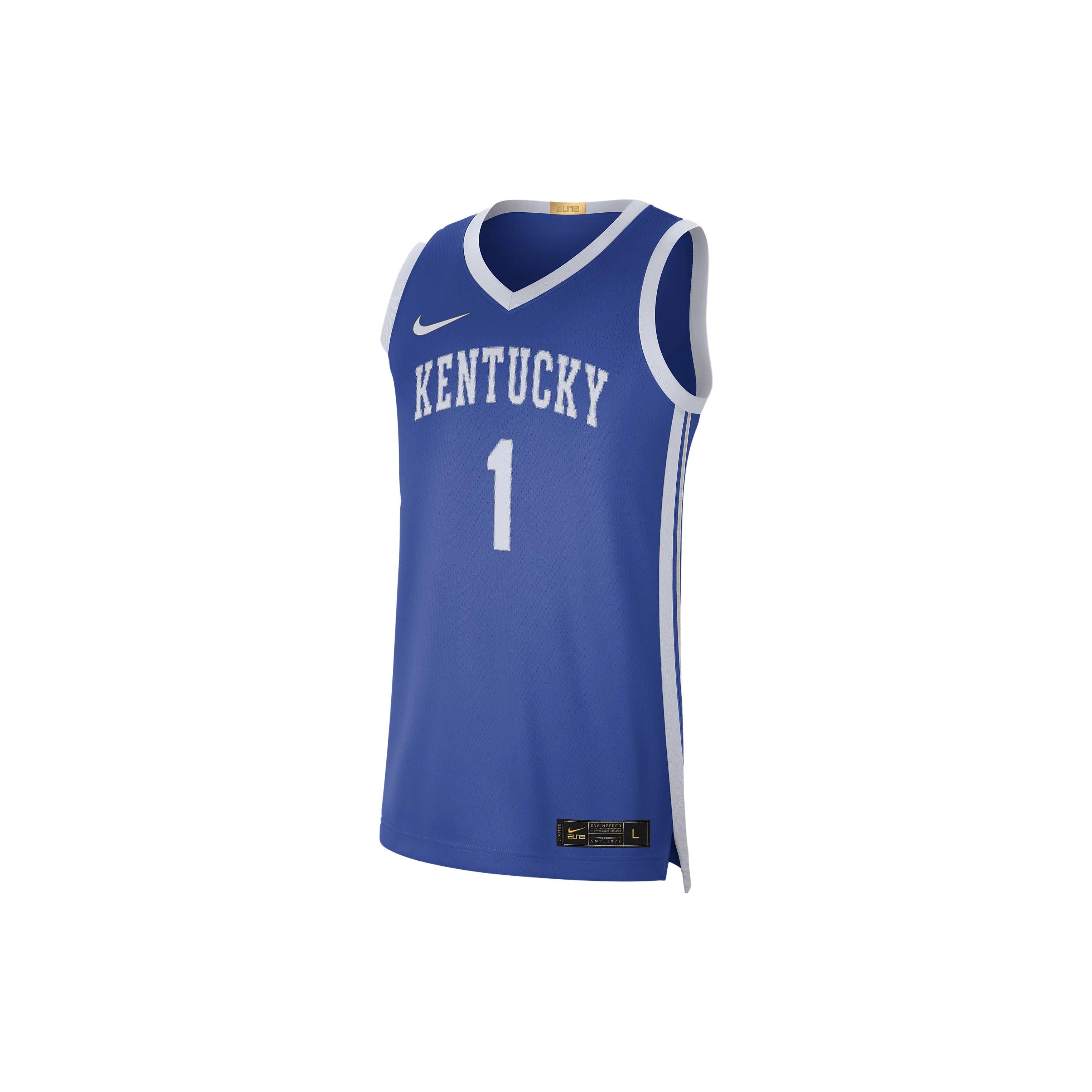 

Nike Kentucky Limited Dri-FIT College Basketball Jersey Solid Color Comfortable Men jersey DX6427-480 XXL