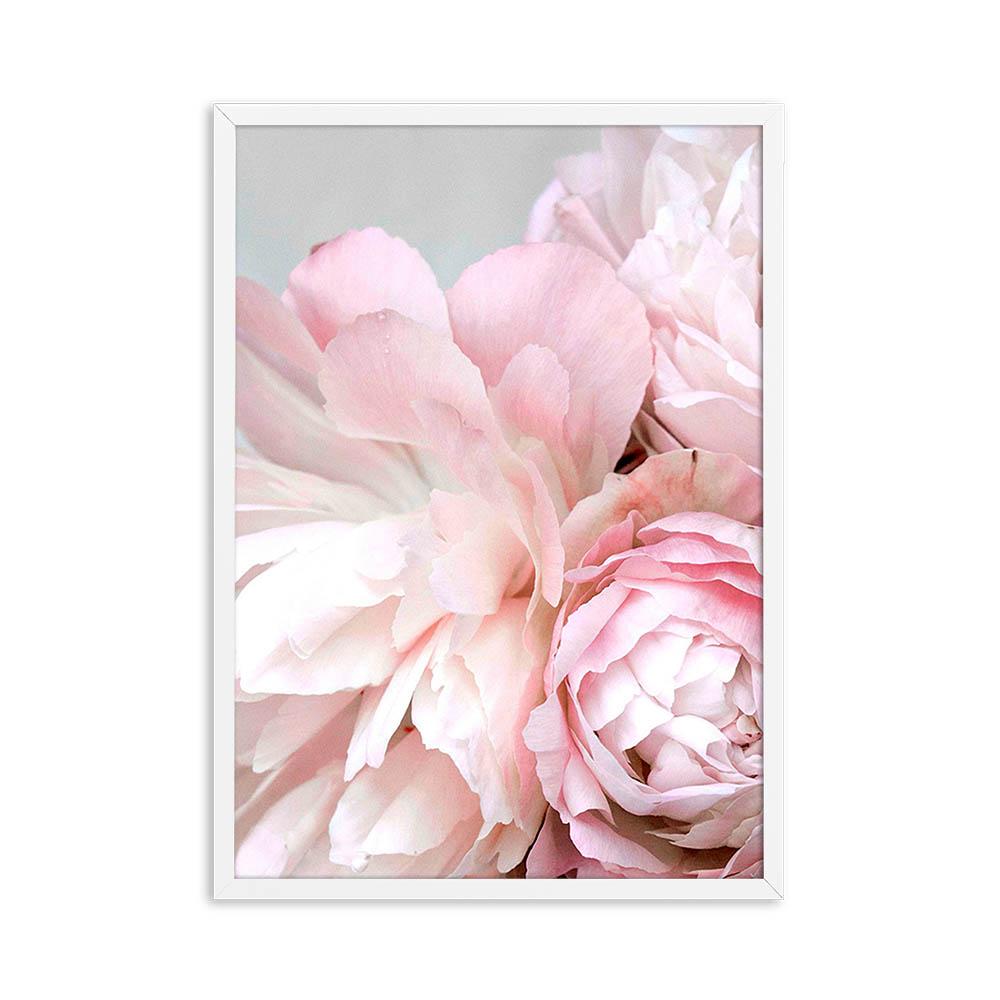 

Півонія Північний стиль Настінне мистецтво Картина на полотні Друк квітів Картина Мінімалістичний скандинавський декор Картина Декор вітальні 40x50cm No Framed