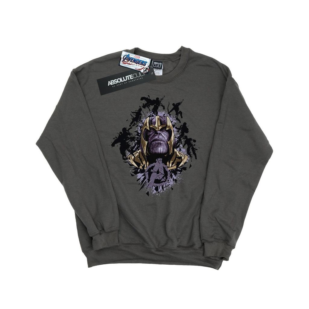 Marvel Mens Avengers Endgame Warlord Thanos Sweatshirt