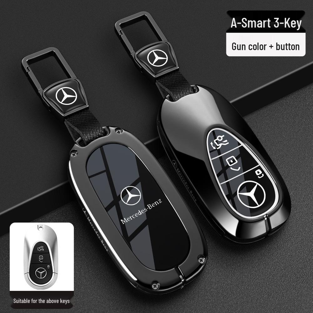 Fundas para Llaves Mercedes-Benz: Compatible con modelos E300L, C260L, C200L, GLE, GLC300L, GLA, S40.