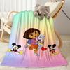 Dora Explorer Blanket Soft & Cozy Perfect for Seaside Bed Sofa All-Season Use Digital Print Birthday Christmas Gift Blanket