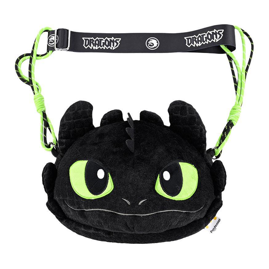 Genuine How to Train Your Dragon Toothless & Light Fury Plush Keychain