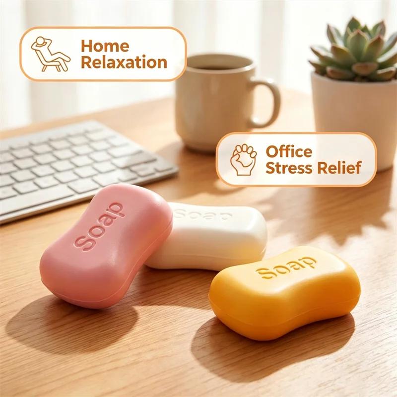 Squishy Simulationsseife Stressball Fidget Sensorisches Spielzeug Weich Langsam Rückprall Knetspielzeug Asmr Anti-Stress-Spielzeug Für Erwachsene Partygeschenk
