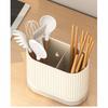 Space Saving Spoon Fork Storage Box Multi-functional Utensil Organizer Chopstick Holder  Countertop