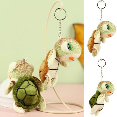 Soft Turtle Doll Pendant Turtle Plush Toy Keyring Creative Turtle Plush Keychain  Ornaments