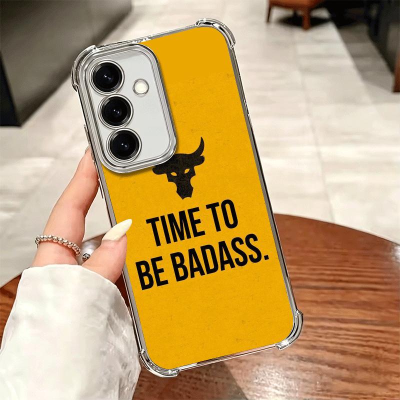 The Rock Dwayne Johnson Plating Phone Case For Samsung A17 A07 A37 A57 A16 A56 A15 A55 A14 A54 A13 A53 A26 A36 A25 A35 A24 A34 A