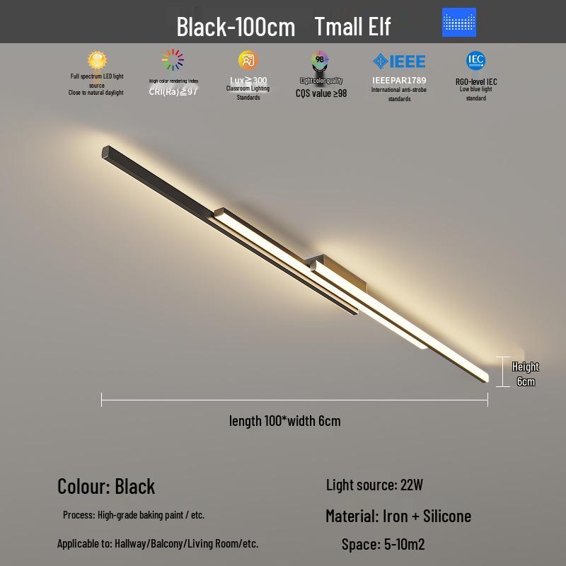 2025 Modern Minimalist Hallway & Corridor Light - Simple Design for Entrance, Balcony & Wardrobe Spaces