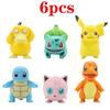 Pokemon Pikachu Anime Figure Toys Pikachu PVC Cake Car Decoration Ornaments Action Figure for Children Birthday Christmas Gifts