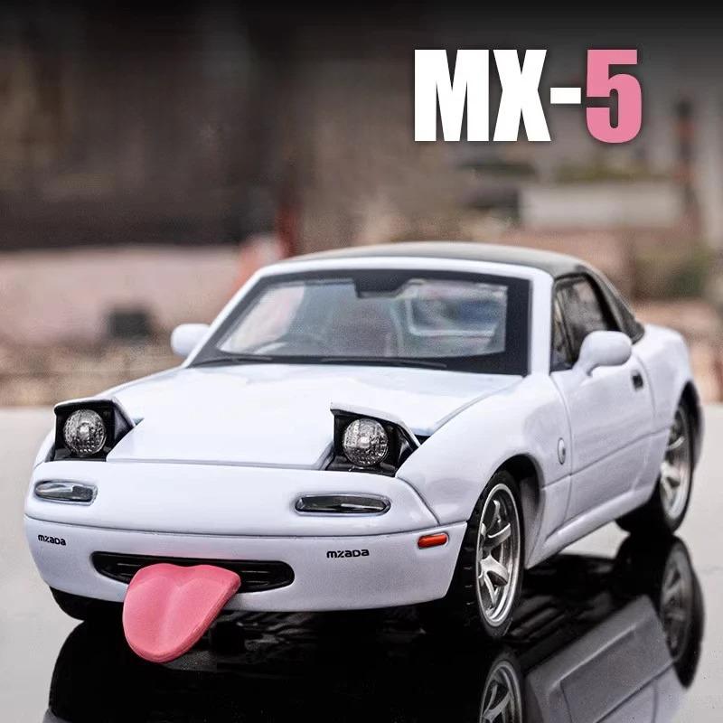 1:32 Mx-5 Rx-7 Alloy Diecast Racing Car Model Simulation Sound Light Children'S Educational Toys Birthday Present