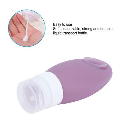 Suction Cup Travel Bottle Silicone Silicone Container Easy Carry Refillable Bottle  Shampoo Refill