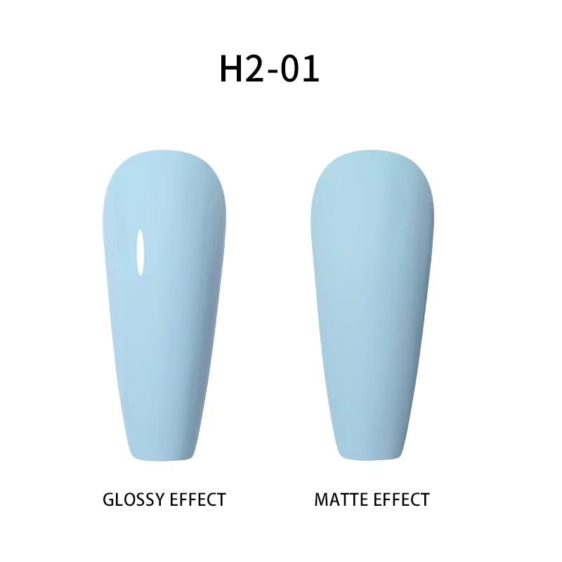 BEAU COLOR 8ML Nail Gel Polish High Pigment UV/LED Color Gel for Nail Art Design and Home DIY Manicure